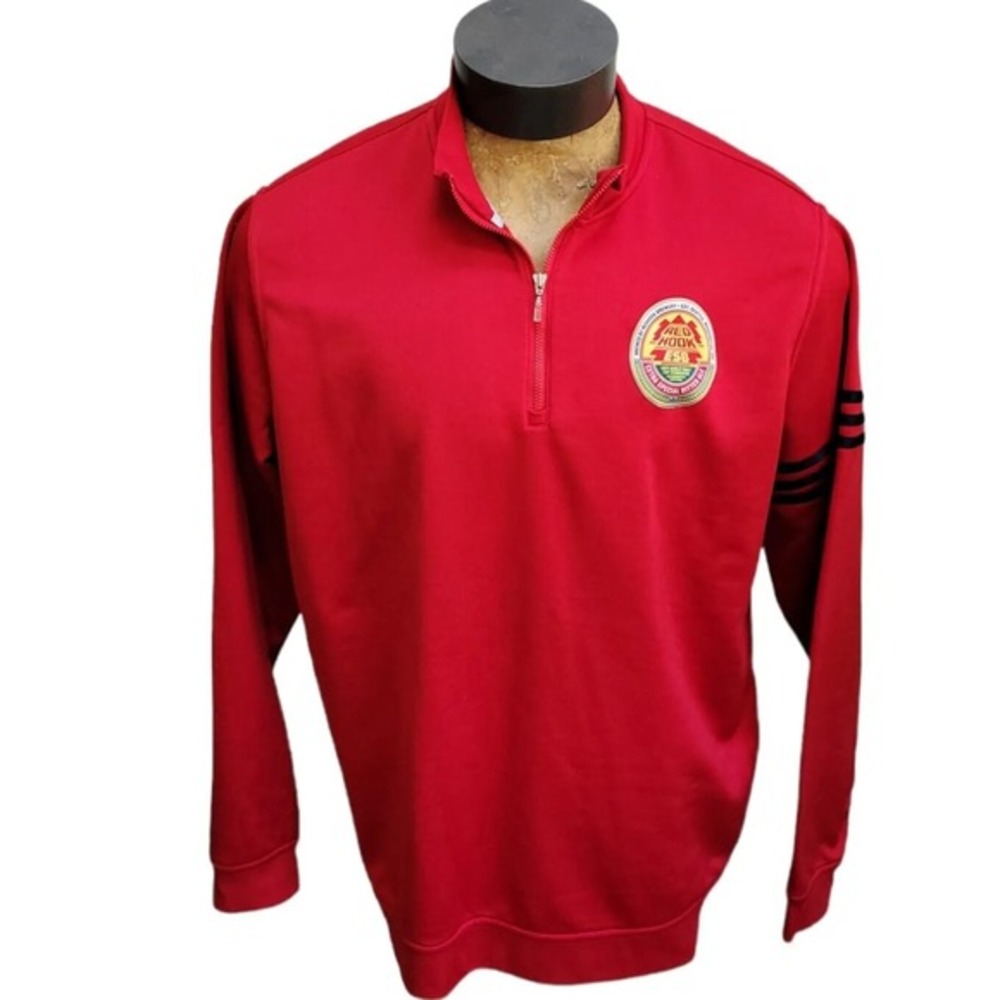 Adidas Climalite‎ 1/4 Zip Jacket Men's XL Y2K Seattle Golf
